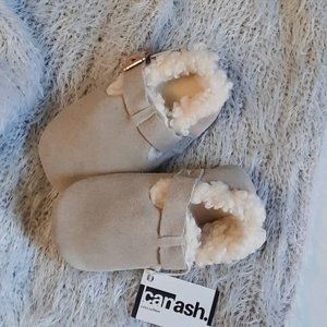 GREY BABY GIRL TODDLER LEATHER SHOES – 6-12 months